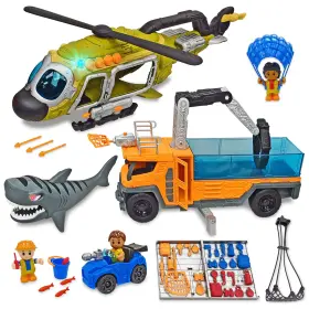 Kid Connection 698567772661 Shark Mission Play Set 52 Pieces