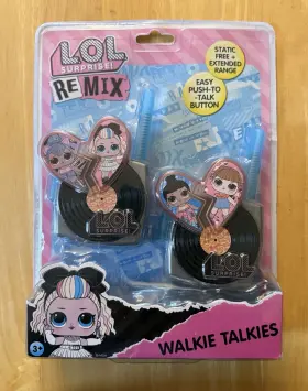 Ll-207.exv0i L.o.l. Surprise New Lol Remix Walkie Talkies Play Toy Static Free Extended Range