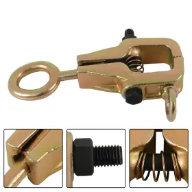 Law211206 Labwork 2 Way Repair Tool Self-tightening Pull Clamp Frame Dent Puller 5 Ton