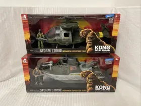 Lanard 048242310068 Lot X2 Nip 2017 King Kong Storm Strike Monarch Expedition Team Toy Skull Island