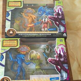 Lanard 231301 Colonial Marines And Xenomorph Drone Warrior Planetary Attack Playsetlotof2