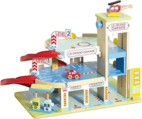 Tv439 Le Toy Van Motors Planes And Garages Grande Garage Multicoloured