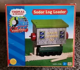Learning Curve/britt Allcroft 796714993157 Vintage Thomas And Friends Sodor Wood Co Log Loader Wooden Railway With Logs