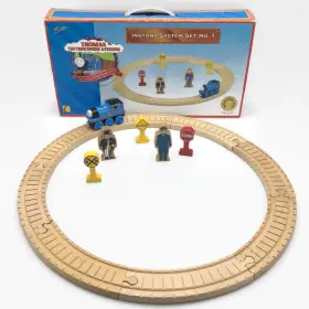 Lc99099 Learning Curve Thomas And Friends Instant System Set No. 1 Vtg 1996 Wooden Railway Train Track