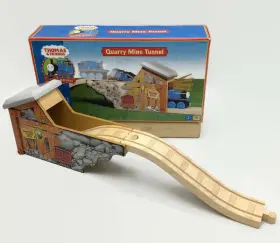 Lc99358 Learning Curve Thomas And Friends Quarry Mine Tunnel Ascending Track Wooden Railway Train 2003