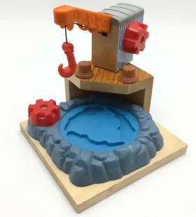 Lc99362 Learning Curve Thomas And Friends Brendham Fishing Dock No Fish Wooden Railway Train Track 2003