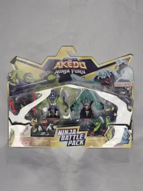 087-26-1594 Legends Of Akedo Ninja Fury Battle Pack Action Figure 6pk Damaged Package