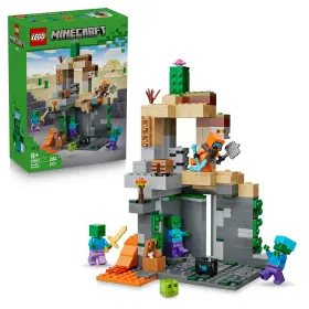 21587 Lego Minecraft Zombie Dungeon - Interactive Toy With A Wanderer Minifigure 3 Zo