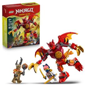 Lego 71851 Ninjago Kais Dragon Mech Battle Pack - Ninja Toy With An Action Figure 3 Min