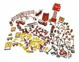 Liberty Imports 000649003431 Firefighter Action Figures Big Firemen Bucket Playset 125 Pieces