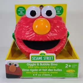 2430026 Little Kids Sesame Street Giggle And Bubble Elmo Talks Counts Sings Says Over 15 Phrases
