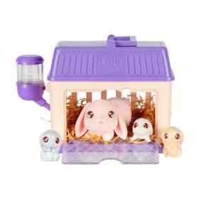 Little Live Pets B0dbxbzwvq Bunny Mini Interactive Toy Set Hutch With 3 Surprise Babies