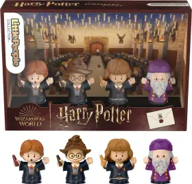 B0c9w9gr85 Little People Collector Harry Potter And Sorcerers Stone Movie 4-figure Set