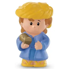 J2404-9059-wmb Little People Fisher Price Nativity Manger Replacement Wise Man With Blue Robe