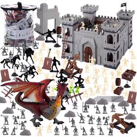 Lovestown B0cp9gzrqk 241pcs Medieval Dragon Castle Toy Set Knight Warrior Siege Weapon