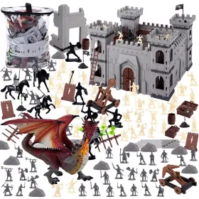 B0cp9gzrqk Lovestown 241pcs Medieval Dragon Castle Toy Set Knight Warrior Siege Weapon