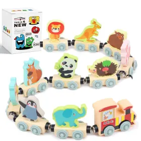 B0cqxbd34j Lovestown Magnetic Train Set Toddlers Montessori Learning Toys Magnet Cars