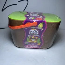 Magic Time 885777909349 Cutie Fruities Basket Collectible Mini Suprise Fruit Plush Playset