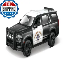 B0dt4zzj15 Maisto 124 Design Authority 2021 Chevrolet Tahoe Black White Chp 32548