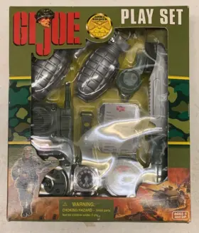 Manley Toy Quest 026753930029 2000 G.i. Joe Army Soldier Play Set Grenade Dagger Compass Watch Walkie Talkie