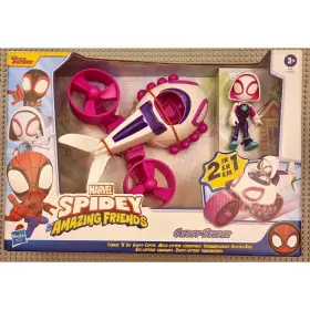 Marvel 010993860432 Spidey And His Amazing Friends Ghost Spider Copter Vehicle New Ships Same Day