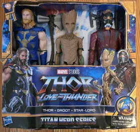 Marvel 010994132019 Brand New Sealed Studios Thor Love Thunder Titan Hero Series Groot Star