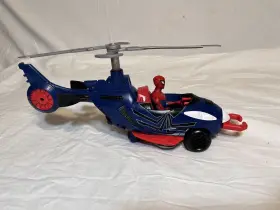 121212 Marvel Complete Spectacular Spiderman Capture Claw Spider Chopper With Web Figure