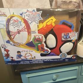 Marvel 1851525 Spider-man Super Loop Playset Rotating Launcher Boxed Plastic Spidey