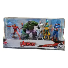 Marvel 400009077728 Disney Store Avengers Playset Hulk Iron Man Ultron Ensemble Figurine Set