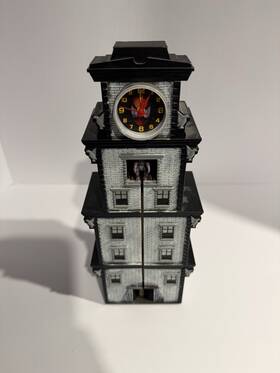 Marvel 49161 Spider-man And Green Goblin Clock Tower Playset With Alarm 2002