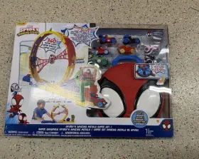 Marvel 5010994186712 Spidey And His Amazing Friends Super Loop Playset With 6 Vehicles