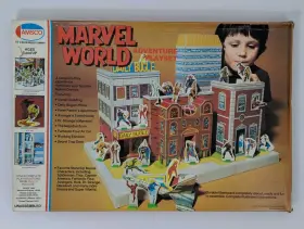 9256 Marvel 100% Complete Unpunched Amsco World Adventure Playset #9256 1975