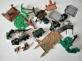 Matchbox 043302507211 Vintage Jurassic Park Playset Parts Only