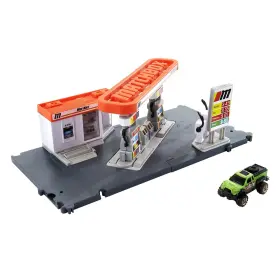 Gvy84 Matchbox Gas Station Play Set For Toy Cars Mattel Realistic