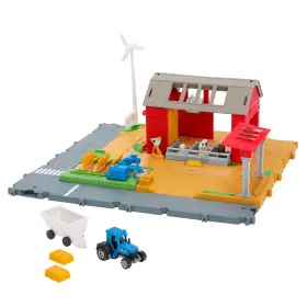 Hry41 Matchbox Playset Action Drivers Farm Adventure With 1 64 Scale Tractor &