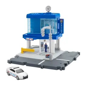 Hry44 Matchbox Toy Car And Playset Action Drivers Police Traffic Center With 1 64