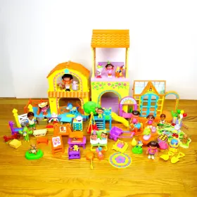012345 Mattel Lot- Dora The Explorer Sets 60 Pieces Nursery Stable Greenhouse Many Extras