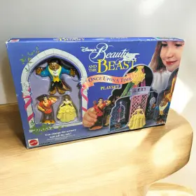 Mattel 026676051108 Vintage Walt Disneys Beauty And The Beast Once Upon A Time Playset #5110