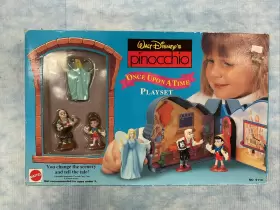 Mattel 026676051139 5113 Disney Pinocchio Once Upon A Time Playset Vintage Sealed Rare Figure Toys