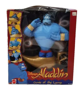 Mattel 026676053058 Disney Aladdin Genie Of The Lamp Toy Figure Doll New Vintage Rare Sealed