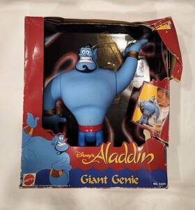 Mattel 026676053256 Disney Aladdin Giant Genie Doll Action Figure New Vintage Rare Iob 1990s Toy