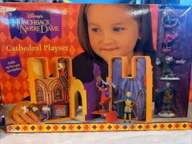 Mattel 026676662151 Disney Figure Playset Hunchback Notre Dame Cathedral Pvc Lot Vintage