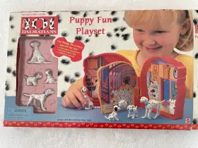 Mattel 026676664520 Rare Vintage 90s 101 Dalmations Puppy Fun Playset Disney