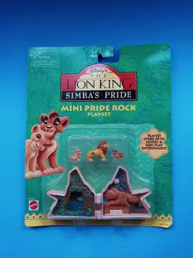 Mattel 026676694602 1994 Walt Disneys The Lion King Mini Pride Rock Playset Simba - Polly Pocket Sz
