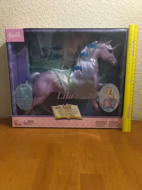 C0619 Mattel 027084110265 Barbie Lila Purple Unicorn Horse 10 Inch 2003 New In Box Factory Sealed