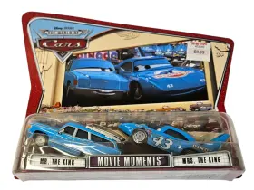 Mattel 027084494198 Disney Cars Mr And Mrs The King Movie Moments 2-pack Die-cast Mosc 1 55 Rare