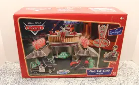 Mattel 027084548631 Disney Pixar Cars Flos V8 Cafe Playset Toys R Us Exclusive Supecharged Nib