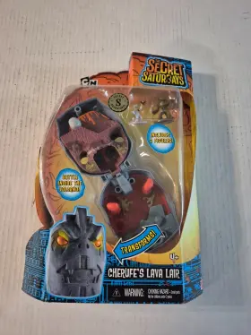 Mattel 027084741407 The Secret Saturday Cherufes Lava Lair Mini Playset New