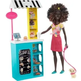 02dc7642-8fba-4 Mattel Barbie Life In The City Cafe Playset Store Exclusive-nib