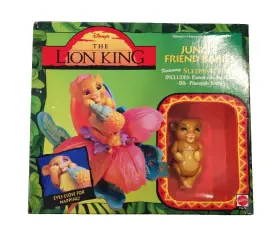 Mattel 074299116759 Disney The Lion King Jungle Friend Babies Sleeping Simba Toy New Rare Vintage